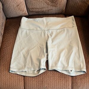 Women's Light Green Bike Shorts